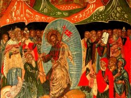 Ікона святкового ярусу іконостасу «Зішестя до пекла» - artmuseum.org.ua